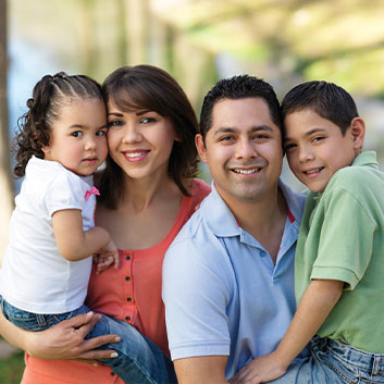 Photo of a younger couple with two young children. Link to Life Stage Gift Planner Under Age 45 Situations. Photo of a younger couple with two young children. Link to Life Stage Gift Planner Under Age 45 Situations.
